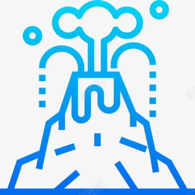 排放污染火山污染14图标图标