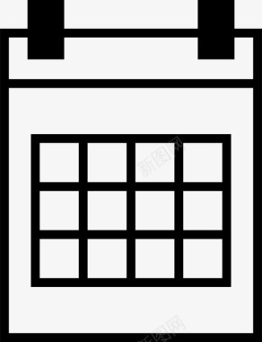 页日历图标日历日期月份图标图标