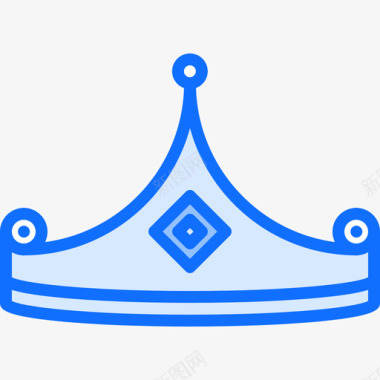 皇冠珠宝17蓝色图标图标