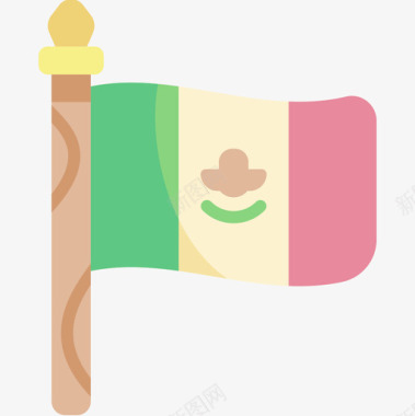 墨西哥五月五日FLAT图标图标