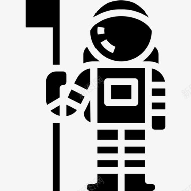 宇航员科学104填充图标图标