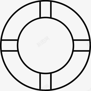 浮标救生圈假期图标图标