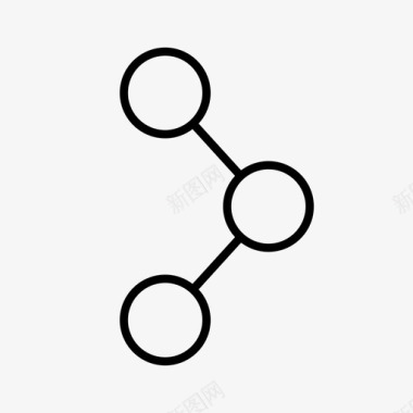 化学课堂分子键链图标图标