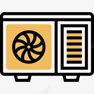 空调家电8黄影图标图标