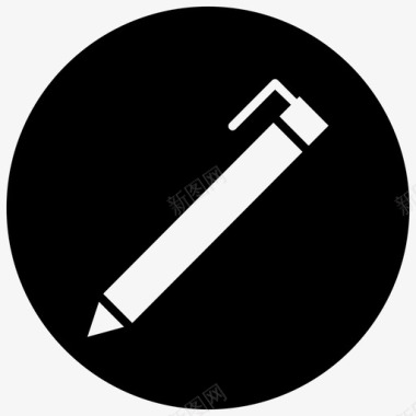 钢笔工具文具用品blackfillminsfront图标图标