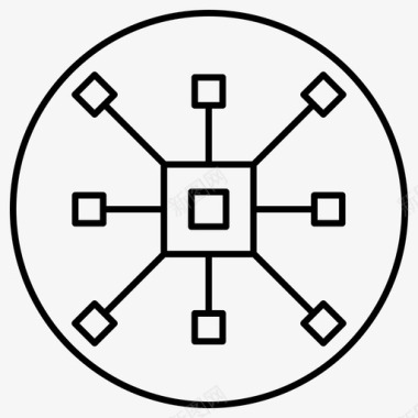 趣味测试自动部署连接集成图标图标