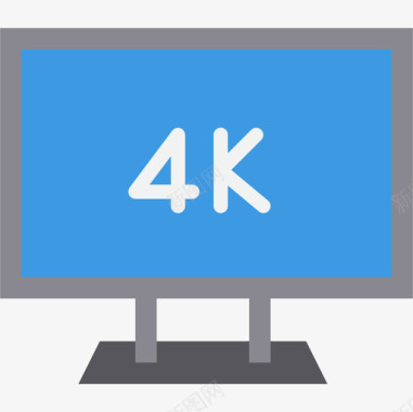 4K牌子4k多媒体37平板图标图标