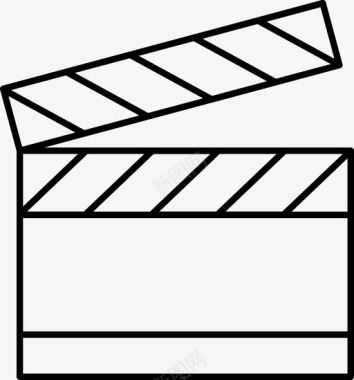 电影隔板电影石板图标图标