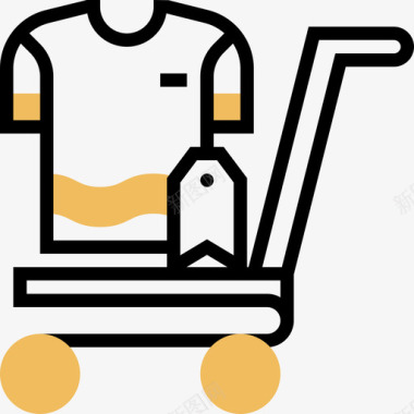 购物车网上商城3黄影图标图标