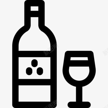 荷兰芹葡萄酒荷兰29直系图标图标