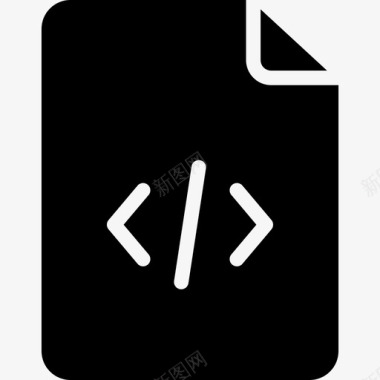 编译代码代码基本图标7字形图标