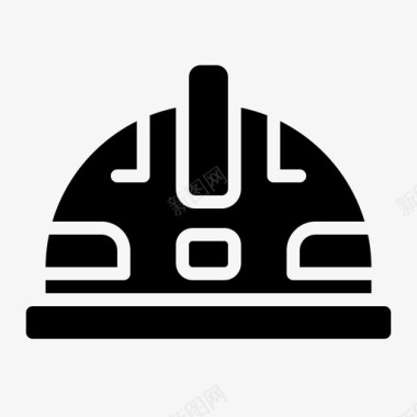 安全帽图标头盔安全帽保险图标图标