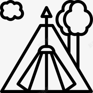 特价99帐篷露营99直线型图标图标