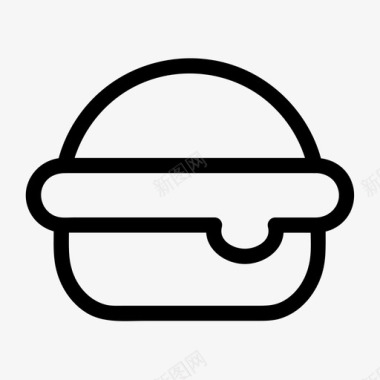 芝士汉堡食品汉堡图标图标