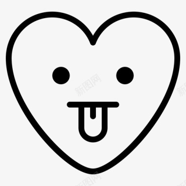 厚脸皮的表情感觉舌头图标图标