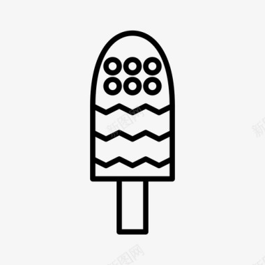 冰淇淋冰棍棒棒图标图标