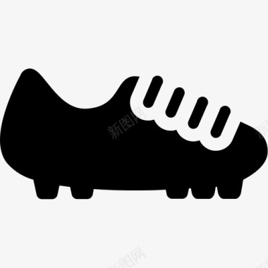 鞋美式足球图标图标