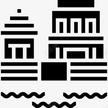 恒河印度13铭文图标图标