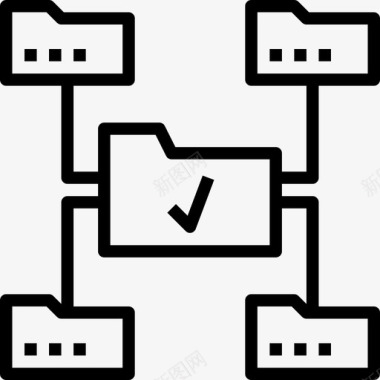 应用程序web开发49线性图标图标