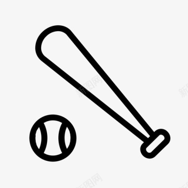 棒球圆形运动图标图标