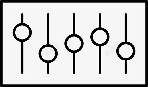 节拍均衡器音频节拍图标图标