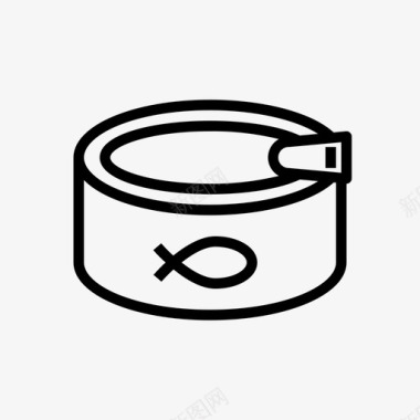 食品活动首页金枪鱼罐头野营罐头食品图标图标