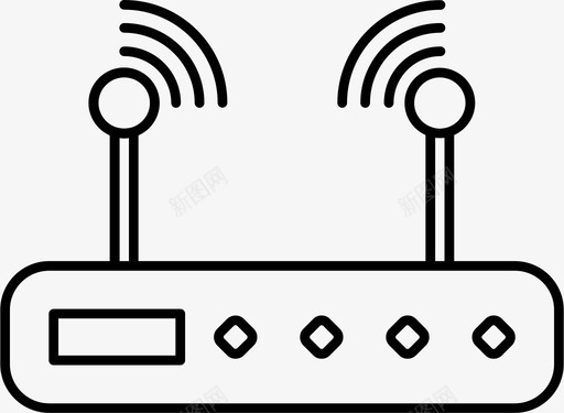 wifi设备路由器图标图标