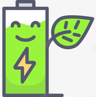 电池图标电池生态168线性颜色图标图标