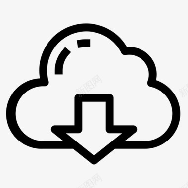 服务器云计算服务器图标图标