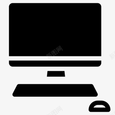 显示器电脑显示器图标图标