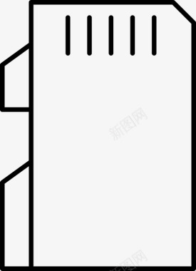 安全生产卡存储芯片卡存储卡图标图标