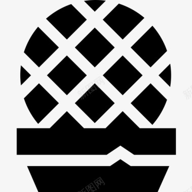 荷兰芹Stroopwafel荷兰34填充图标图标