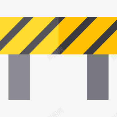 平坦障碍物交通和驾驶5平坦图标图标