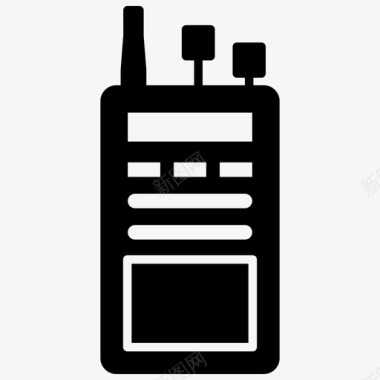 对讲机对讲机设备通信设备无绳电话图标图标