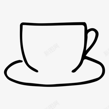 咖啡早餐咖啡屋图标图标