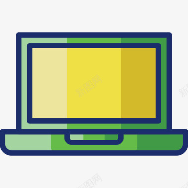 家用电器电脑家用电器1线颜色图标图标