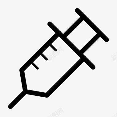 医疗注射器注射器医疗保健注射图标图标