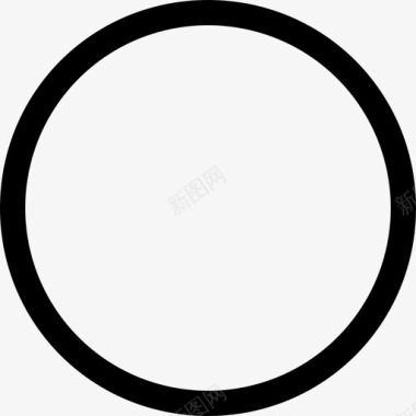 圆圈圆环图标图标