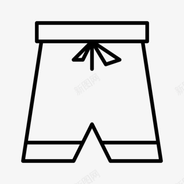 短裤连衣裙运动衫图标图标