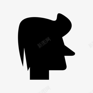 拿头浆的男人用户脸男人图标图标