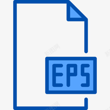 Eps文件和文件夹12蓝色图标图标