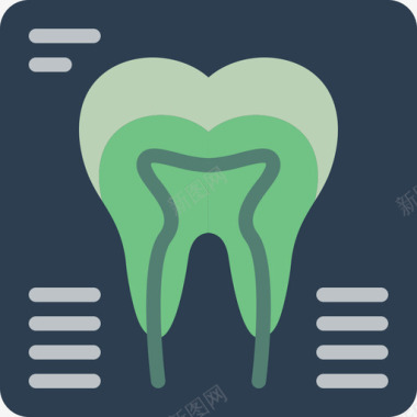 配色背景图片X光牙科6平片图标图标