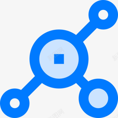 分子生物学15蓝色图标图标