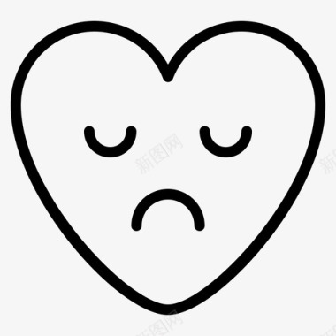 情绪表情图悲伤不开心图标图标