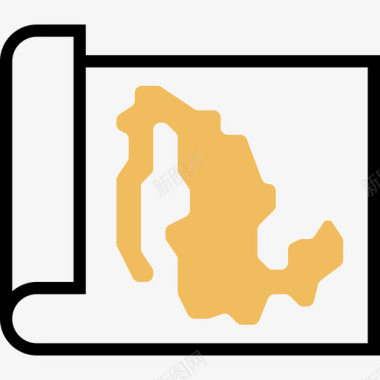 马阴影墨西哥墨西哥10黄色阴影图标图标