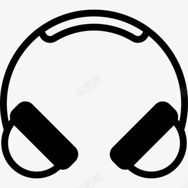 我不听耳机音频听图标图标