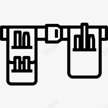 LV皮带皮带木工21直线图标图标