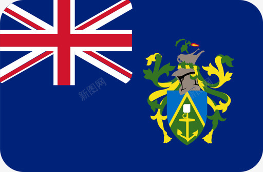 小狗图标矢量图Pitcairn Islands图标