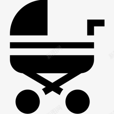 婴儿推车推车婴儿和玩具7装满图标图标