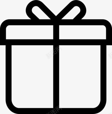 装礼物的礼盒礼物生日礼盒图标图标